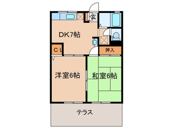 サンライトハウスの物件間取画像